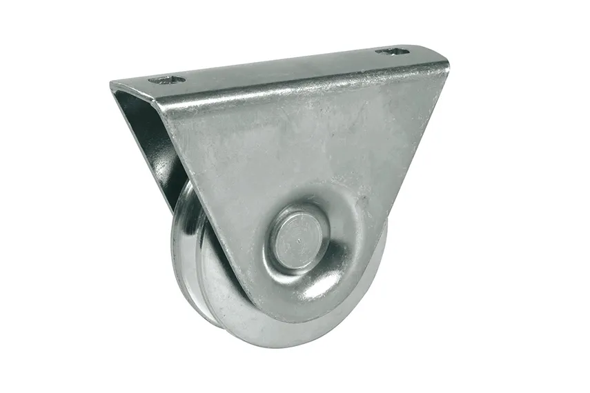 Sliding Gate Wheel with External Support and Round Groove