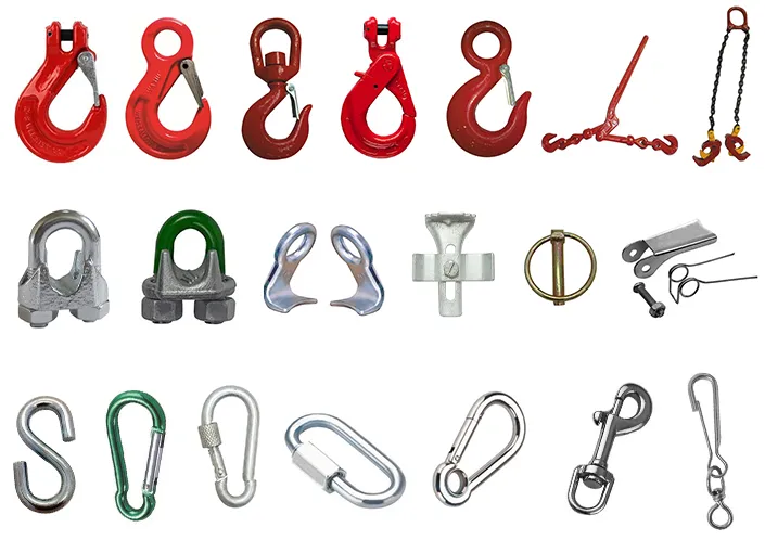 Hot Dipped Galvanized (HDG) Grade 80 Hooks and Industrial Grips