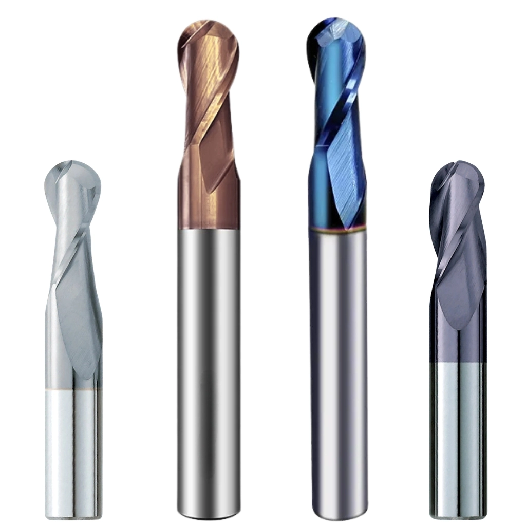 Solid Carbide Endmill 2 Flute Ball Nose
