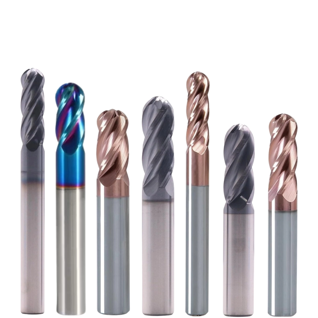 Solid Carbide Endmill 4 Flute Ball Nose