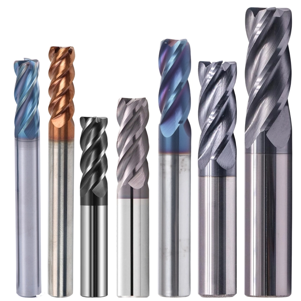 Solid Carbide Endmill 4 Flute Corner Radius