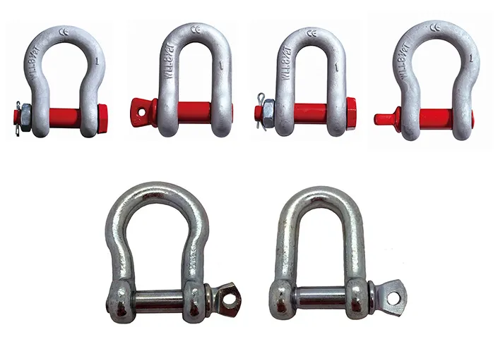 Hot Dipped Galvanized Anchor and Chain Shackles for Marine Mooring